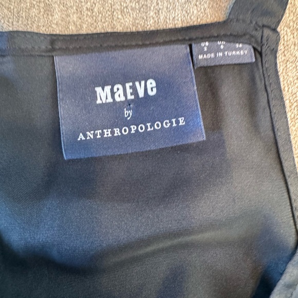 Maeve by Anthropologie Black Sleeveless Blouse - Picture 4 of 5
